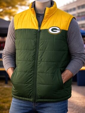 NFL Green Bay Packers Reversible Vest 3XL